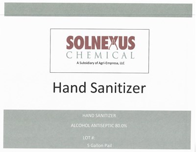 Package Label (Solnexus 5 Gal Pail)